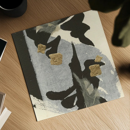 Collage VII by Chris Paschke. Shown as a detailed flat fine art print, highlighting archival giclee quality. Available as an archival giclee rolled canvas, fine art paper, or poster print. SKU 32518a.