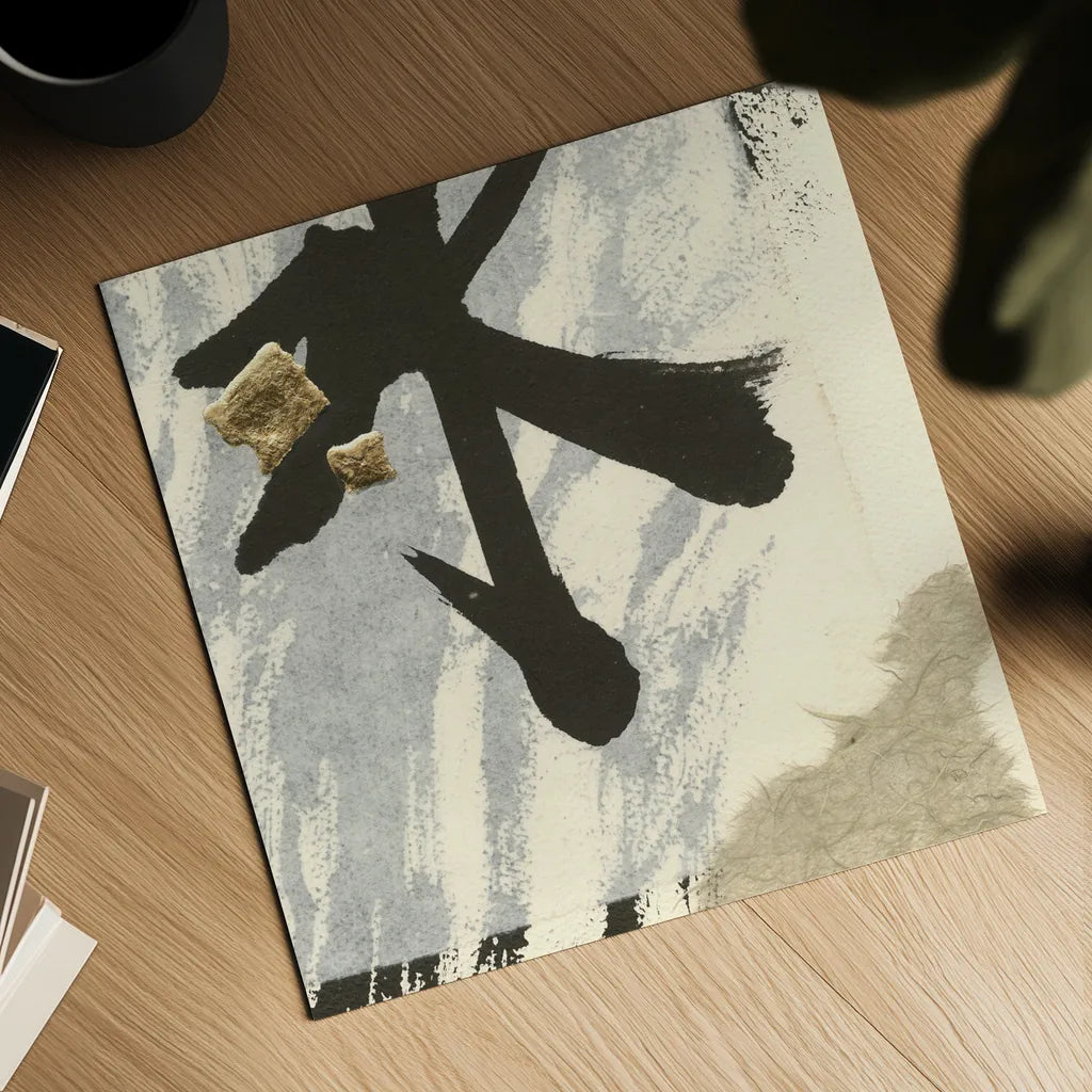 Collage VIII by Chris Paschke. Shown as a detailed flat fine art print, highlighting archival giclee quality. Available as an archival giclee rolled canvas, fine art paper, or poster print. SKU 32519a.