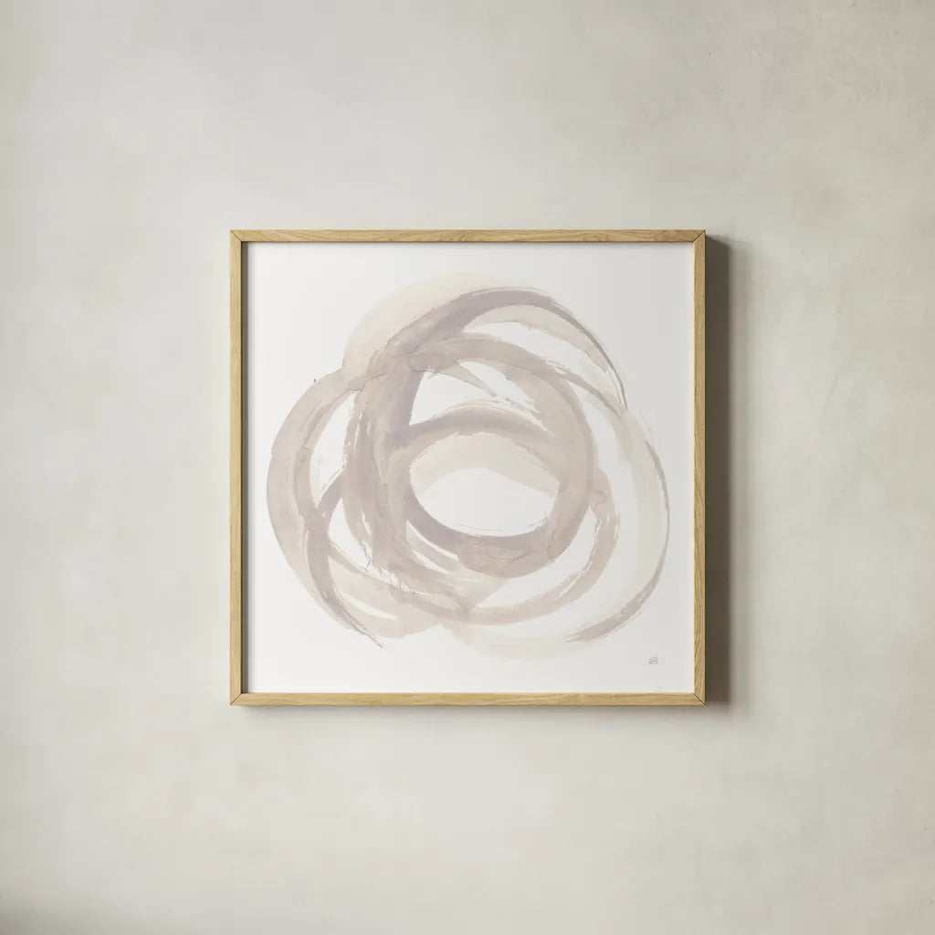 Coming Back II by Chris Paschke. Shown in a natural wood glass frame for a timeless modern aesthetic. Available as an archival giclee rolled canvas, fine art paper, or poster print. SKU 70660a.