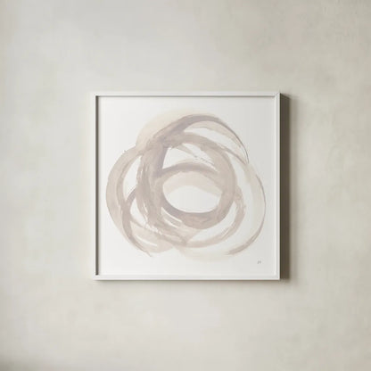 Coming Back II by Chris Paschke. Shown in a crisp white glass frame for a clean and minimalist style. Available as an archival giclee rolled canvas, fine art paper, or poster print. SKU 70660a.