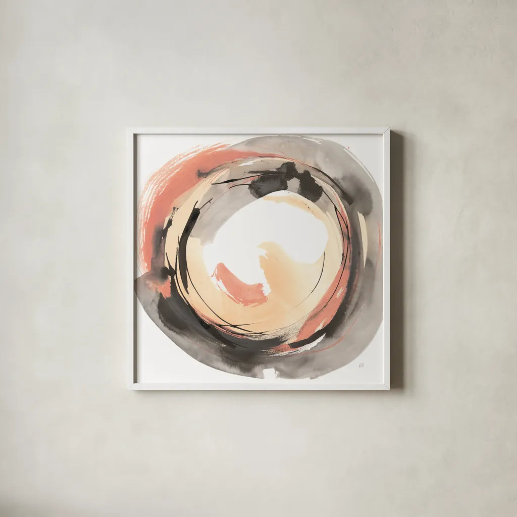 Coming to Life I by Chris Paschke. Shown in a crisp white glass frame for a clean and minimalist style. Available as an archival giclee rolled canvas, fine art paper, or poster print. SKU 70677a.