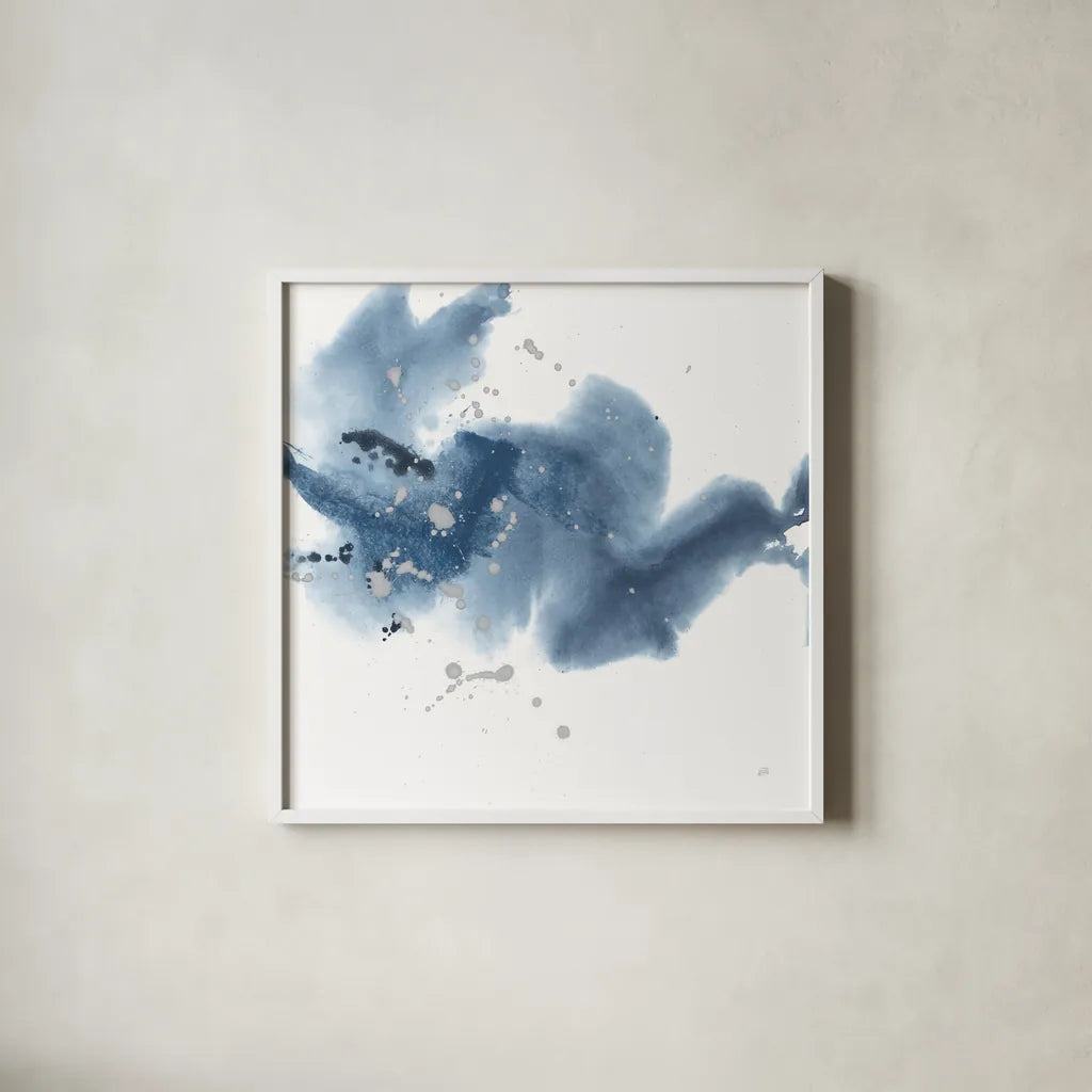 Connecting the Dots I by Chris Paschke. Shown in a crisp white glass frame for a clean and minimalist style. Available as an archival giclee rolled canvas, fine art paper, or poster print. SKU 83777a.