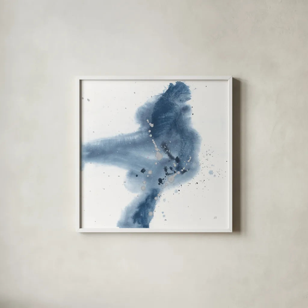 Connecting the Dots III by Chris Paschke. Shown in a crisp white glass frame for a clean and minimalist style. Available as an archival giclee rolled canvas, fine art paper, or poster print. SKU 83779a.