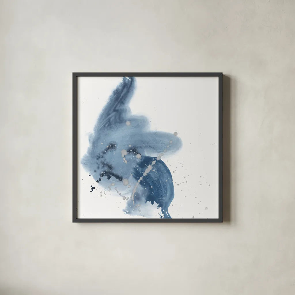 Connecting the Dots IV by Chris Paschke. Shown in a sleek black glass frame for a contemporary gallery look. Available as an archival giclee rolled canvas, fine art paper, or poster print. SKU 83780a.