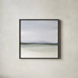 Cool Flatland II by Chris Paschke. Shown in a sleek black glass frame for a contemporary gallery look. Available as an archival giclee rolled canvas, fine art paper, or poster print. SKU 71340a.