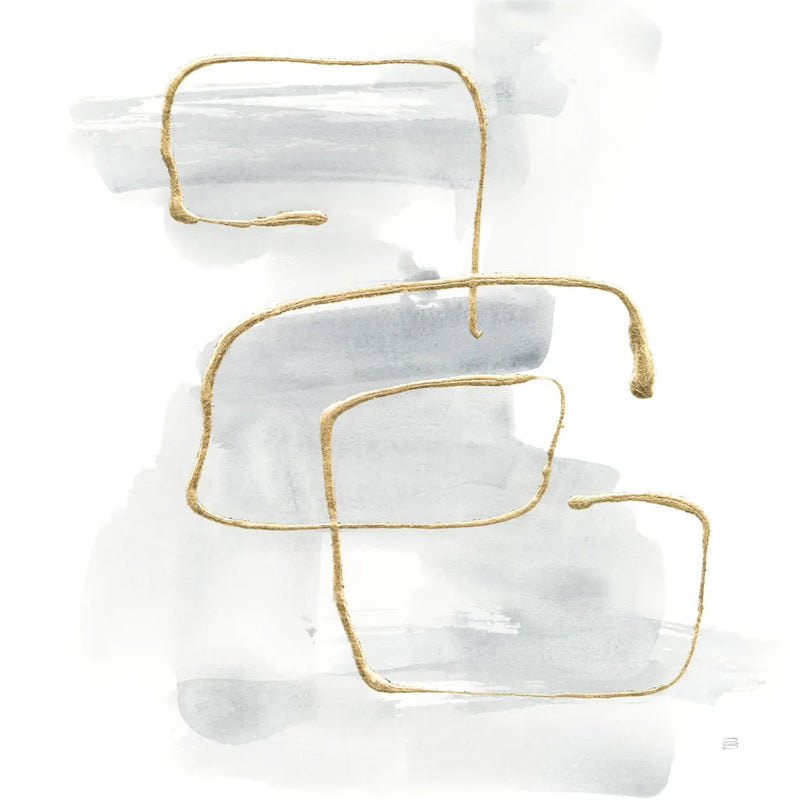 Cool Gray Gold I by Chris Paschke. SKU 67684a. Archival Giclee Fine art print for wall decor.