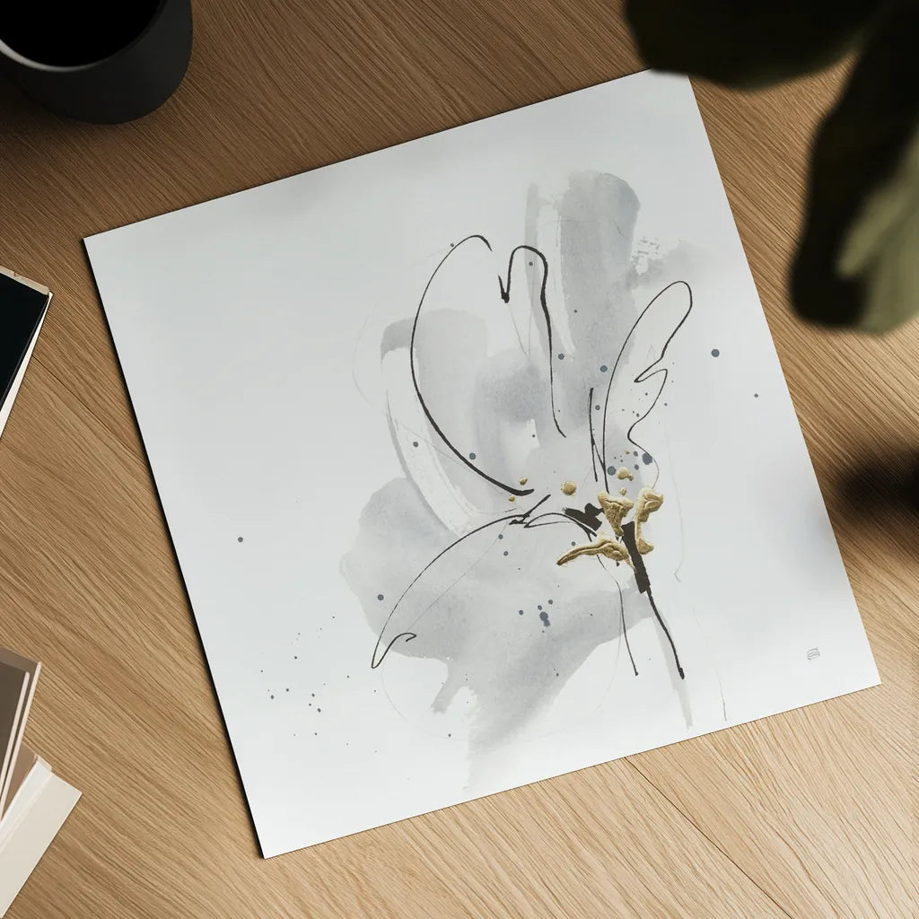 Cool Gray III by Chris Paschke. Shown as a detailed flat fine art print, highlighting archival giclee quality. Available as an archival giclee rolled canvas, fine art paper, or poster print. SKU 67680a.