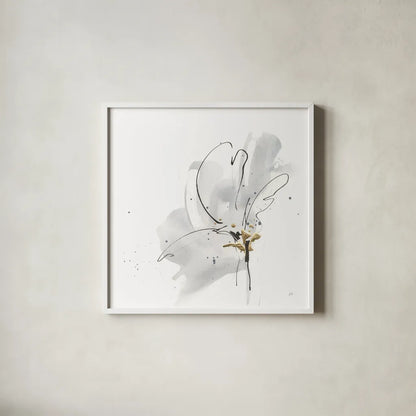 Cool Gray III by Chris Paschke. Shown in a crisp white glass frame for a clean and minimalist style. Available as an archival giclee rolled canvas, fine art paper, or poster print. SKU 67680a.