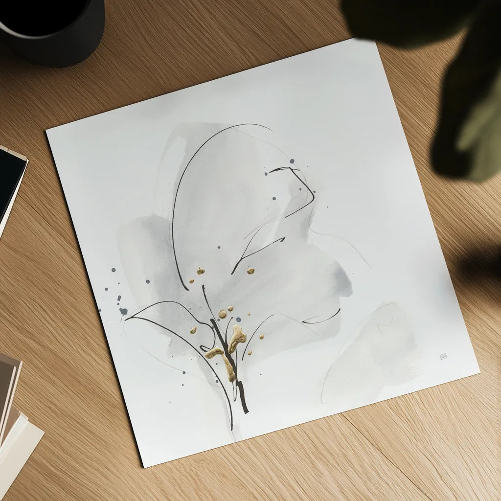 Cool Gray IV by Chris Paschke. Shown as a detailed flat fine art print, highlighting archival giclee quality. Available as an archival giclee rolled canvas, fine art paper, or poster print. SKU 67681a.