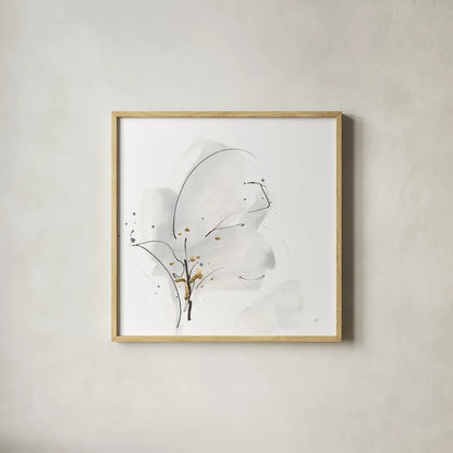 Cool Gray IV by Chris Paschke. Shown in a natural wood glass frame for a timeless modern aesthetic. Available as an archival giclee rolled canvas, fine art paper, or poster print. SKU 67681a.