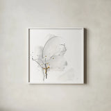 Cool Gray IV by Chris Paschke. Shown in a crisp white glass frame for a clean and minimalist style. Available as an archival giclee rolled canvas, fine art paper, or poster print. SKU 67681a.