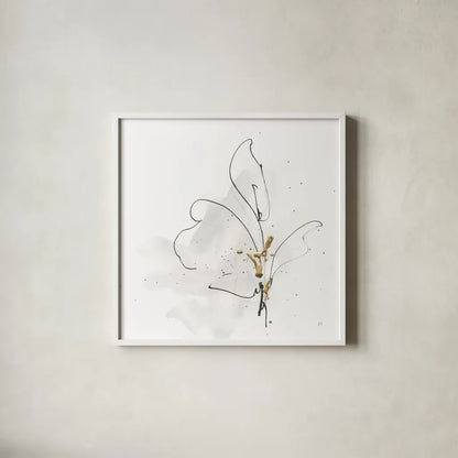 Cool Gray V by Chris Paschke. Shown in a crisp white glass frame for a clean and minimalist style. Available as an archival giclee rolled canvas, fine art paper, or poster print. SKU 67682a.