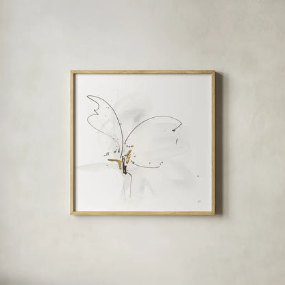 Cool Gray VI by Chris Paschke. Shown in a natural wood glass frame for a timeless modern aesthetic. Available as an archival giclee rolled canvas, fine art paper, or poster print. SKU 67683a.