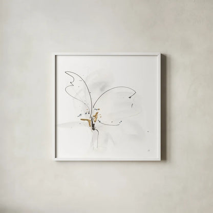 Cool Gray VI by Chris Paschke. Shown in a crisp white glass frame for a clean and minimalist style. Available as an archival giclee rolled canvas, fine art paper, or poster print. SKU 67683a.