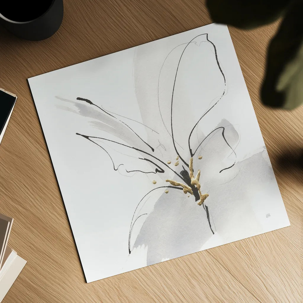 Cool Gray VII by Chris Paschke. Shown as a detailed flat fine art print, highlighting archival giclee quality. Available as an archival giclee rolled canvas, fine art paper, or poster print. SKU 67903a.