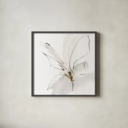 Cool Gray VII by Chris Paschke. Shown in a sleek black glass frame for a contemporary gallery look. Available as an archival giclee rolled canvas, fine art paper, or poster print. SKU 67903a.