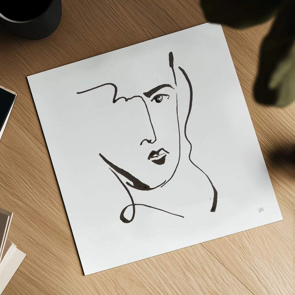 Cool Heads I by Chris Paschke. Shown as a detailed flat fine art print, highlighting archival giclee quality. Available as an archival giclee rolled canvas, fine art paper, or poster print. SKU 98215a.