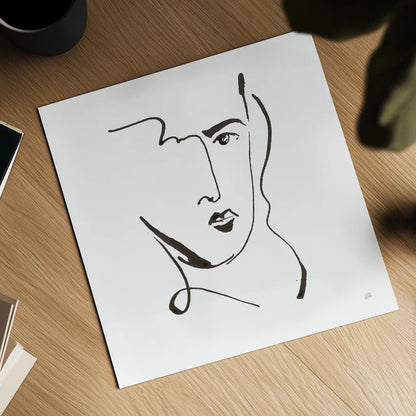 Cool Heads I by Chris Paschke. Shown as a detailed flat fine art print, highlighting archival giclee quality. Available as an archival giclee rolled canvas, fine art paper, or poster print. SKU 98215a.