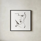 Cool Heads I by Chris Paschke. Shown in a sleek black glass frame for a contemporary gallery look. Available as an archival giclee rolled canvas, fine art paper, or poster print. SKU 98215a.