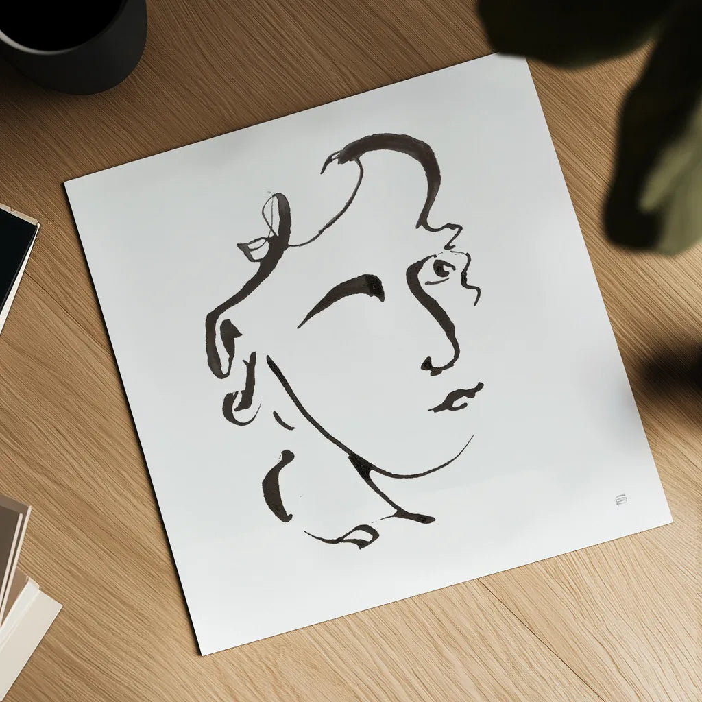 Cool Heads III by Chris Paschke. Shown as a detailed flat fine art print, highlighting archival giclee quality. Available as an archival giclee rolled canvas, fine art paper, or poster print. SKU 98217a.