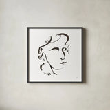 Cool Heads III by Chris Paschke. Shown in a sleek black glass frame for a contemporary gallery look. Available as an archival giclee rolled canvas, fine art paper, or poster print. SKU 98217a.