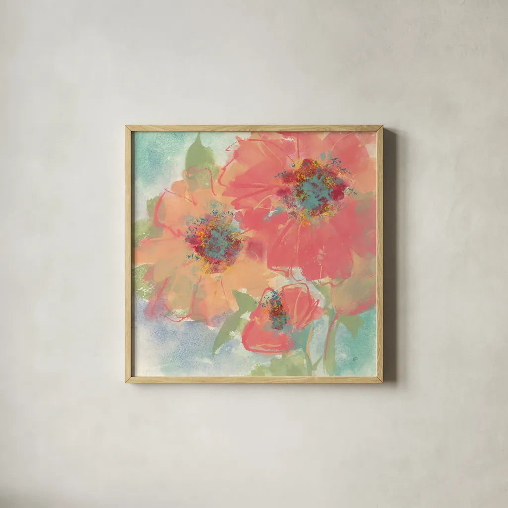 Copper Kettle II by Chris Paschke. Shown in a natural wood glass frame for a timeless modern aesthetic. Available as an archival giclee rolled canvas, fine art paper, or poster print. SKU 47264a.