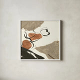 Copper Linked III by Chris Paschke. Shown in a crisp white glass frame for a clean and minimalist style. Available as an archival giclee rolled canvas, fine art paper, or poster print. SKU 67342a.