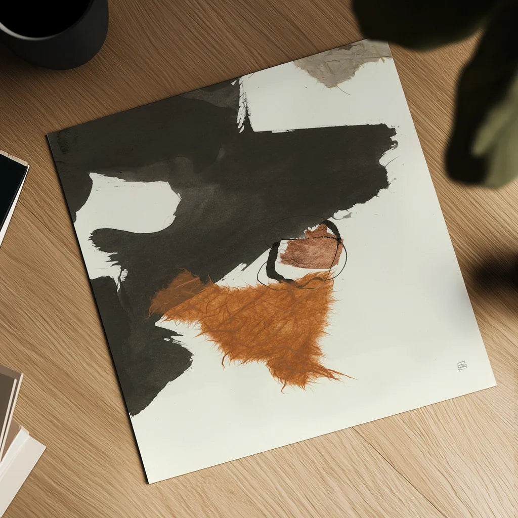 Copper Linked IV by Chris Paschke. Shown as a detailed flat fine art print, highlighting archival giclee quality. Available as an archival giclee rolled canvas, fine art paper, or poster print. SKU 67343a.