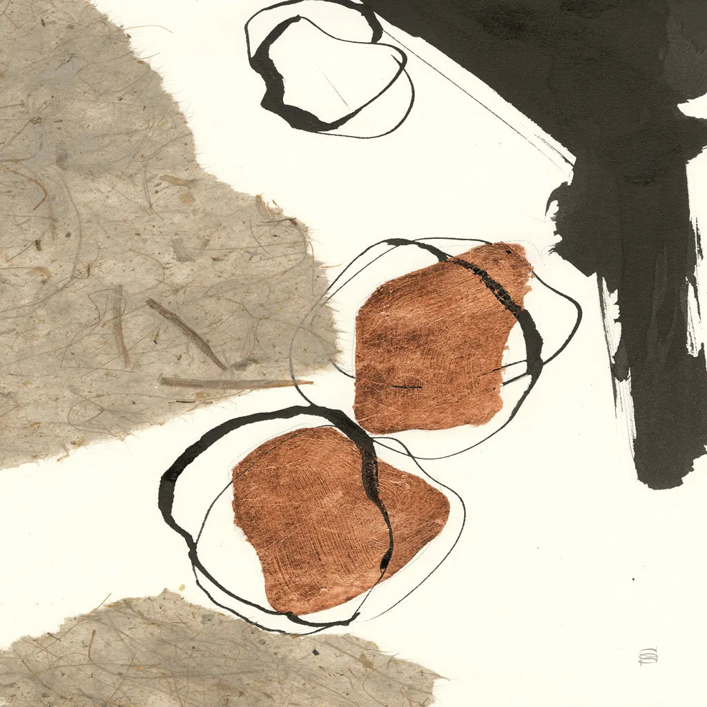 Copper Linked VI by Chris Paschke. SKU 67345a. Archival Giclee Fine art print for wall decor.