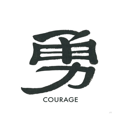 Courage Word by Chris Paschke. SKU 65408a. Archival Giclee Fine art print for wall decor.