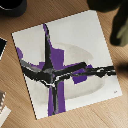 Creamy Amethyst I by Chris Paschke. Shown as a detailed flat fine art print, highlighting archival giclee quality. Available as an archival giclee rolled canvas, fine art paper, or poster print. SKU 32037a.