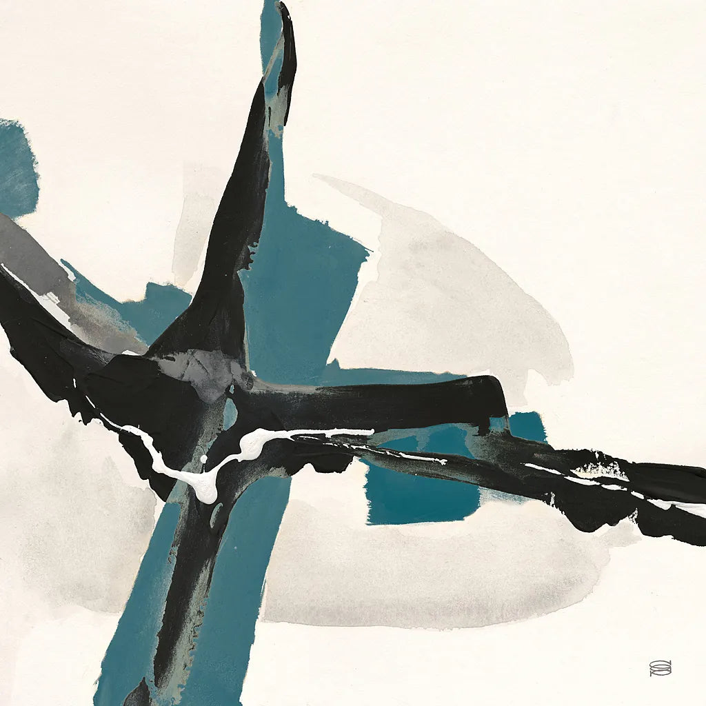 Creamy Cerulean I by Chris Paschke. SKU 32035a. Archival Giclee Fine art print for wall decor.