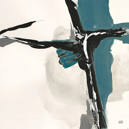 Creamy Cerulean II by Chris Paschke. SKU 32036a. Archival Giclee Fine art print for wall decor.