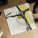 Creamy Yellow II by Chris Paschke. Shown as a detailed flat fine art print, highlighting archival giclee quality. Available as an archival giclee rolled canvas, fine art paper, or poster print. SKU 26813a.