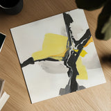 Creamy Yellow III by Chris Paschke. Shown as a detailed flat fine art print, highlighting archival giclee quality. Available as an archival giclee rolled canvas, fine art paper, or poster print. SKU 26814a.