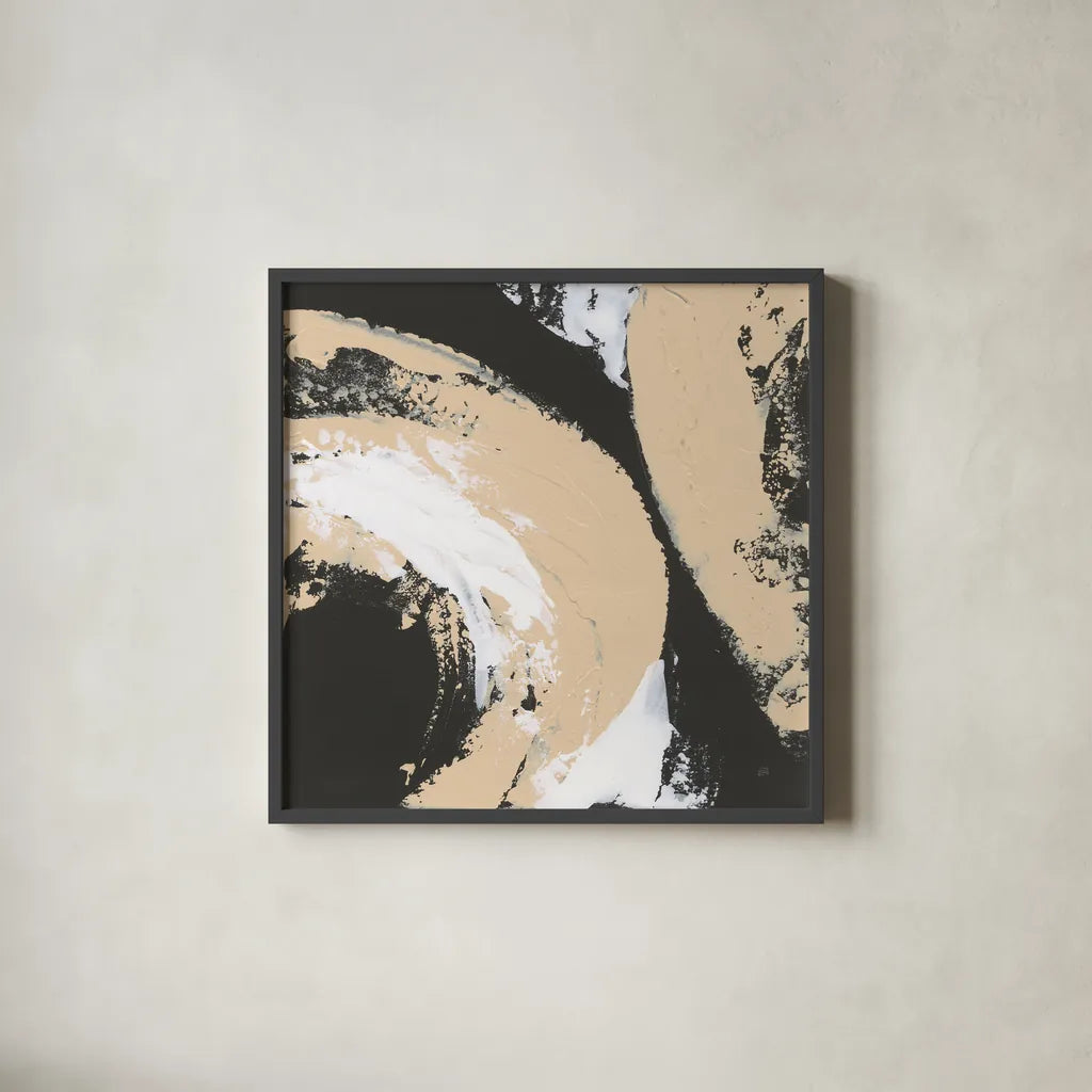 Crosby II by Chris Paschke. Shown in a sleek black glass frame for a contemporary gallery look. Available as an archival giclee rolled canvas, fine art paper, or poster print. SKU 83770a.