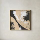 Crosby III by Chris Paschke. Shown in a natural wood glass frame for a timeless modern aesthetic. Available as an archival giclee rolled canvas, fine art paper, or poster print. SKU 83771a.