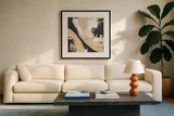 Crosby III by Chris Paschke. Displayed in a glass frame with matte in a clean modern living room. Available as an archival giclee rolled canvas, fine art paper, or poster print. SKU 83771a.