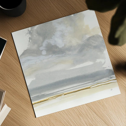 Cumulus Gray I by Chris Paschke. Shown as a detailed flat fine art print, highlighting archival giclee quality. Available as an archival giclee rolled canvas, fine art paper, or poster print. SKU 75447a.