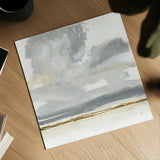 Cumulus Gray II by Chris Paschke. Shown as a detailed flat fine art print, highlighting archival giclee quality. Available as an archival giclee rolled canvas, fine art paper, or poster print. SKU 75448a.