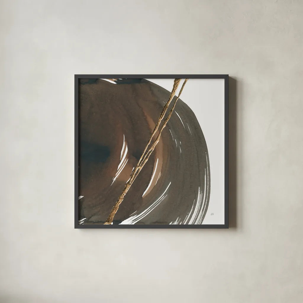 Curvature II by Chris Paschke. Shown in a sleek black glass frame for a contemporary gallery look. Available as an archival giclee rolled canvas, fine art paper, or poster print. SKU 78116a.