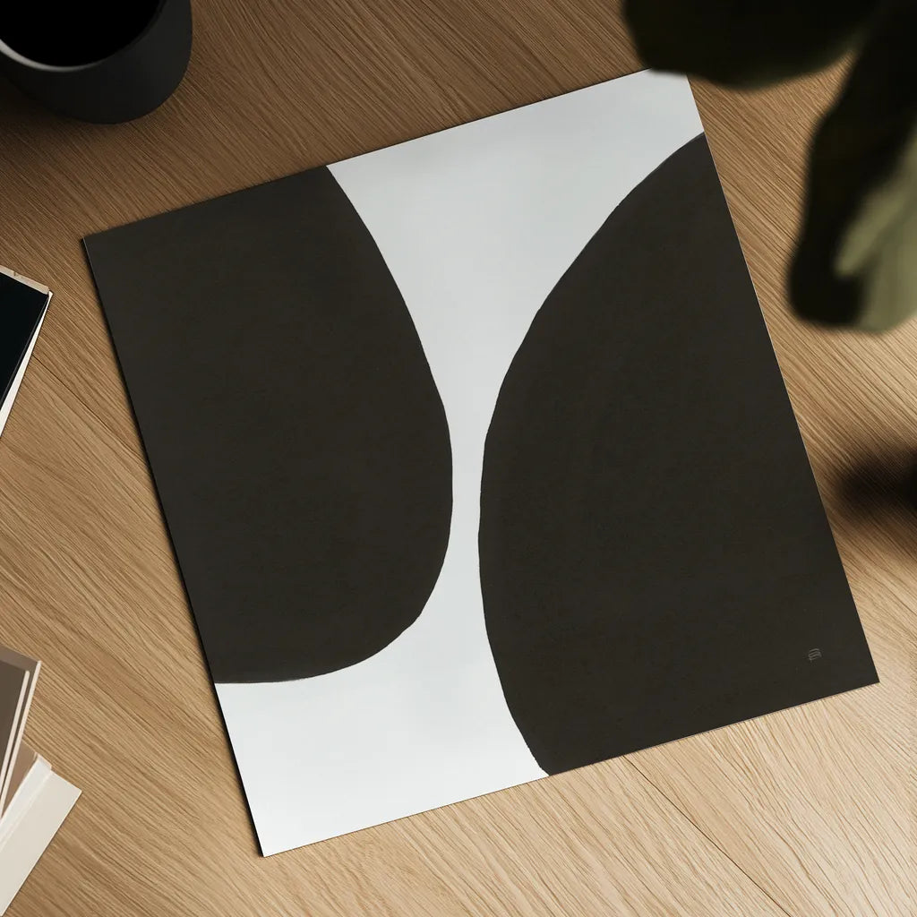 Curvilinear I by Chris Paschke. Shown as a detailed flat fine art print, highlighting archival giclee quality. Available as an archival giclee rolled canvas, fine art paper, or poster print. SKU 86229a.