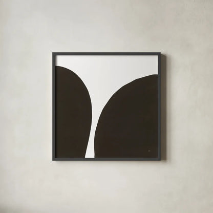 Curvilinear II by Chris Paschke. Shown in a sleek black glass frame for a contemporary gallery look. Available as an archival giclee rolled canvas, fine art paper, or poster print. SKU 86230a.