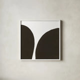 Curvilinear II by Chris Paschke. Shown in a crisp white glass frame for a clean and minimalist style. Available as an archival giclee rolled canvas, fine art paper, or poster print. SKU 86230a.