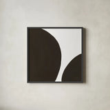 Curvilinear IV by Chris Paschke. Shown in a sleek black glass frame for a contemporary gallery look. Available as an archival giclee rolled canvas, fine art paper, or poster print. SKU 86232a.