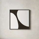 Curvilinear V by Chris Paschke. Shown in a sleek black glass frame for a contemporary gallery look. Available as an archival giclee rolled canvas, fine art paper, or poster print. SKU 86233a.