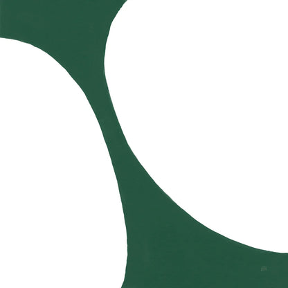 Curvilinear V Emerald Green by Chris Paschke. SKU 88262a. Archival Giclee Fine art print for wall decor.