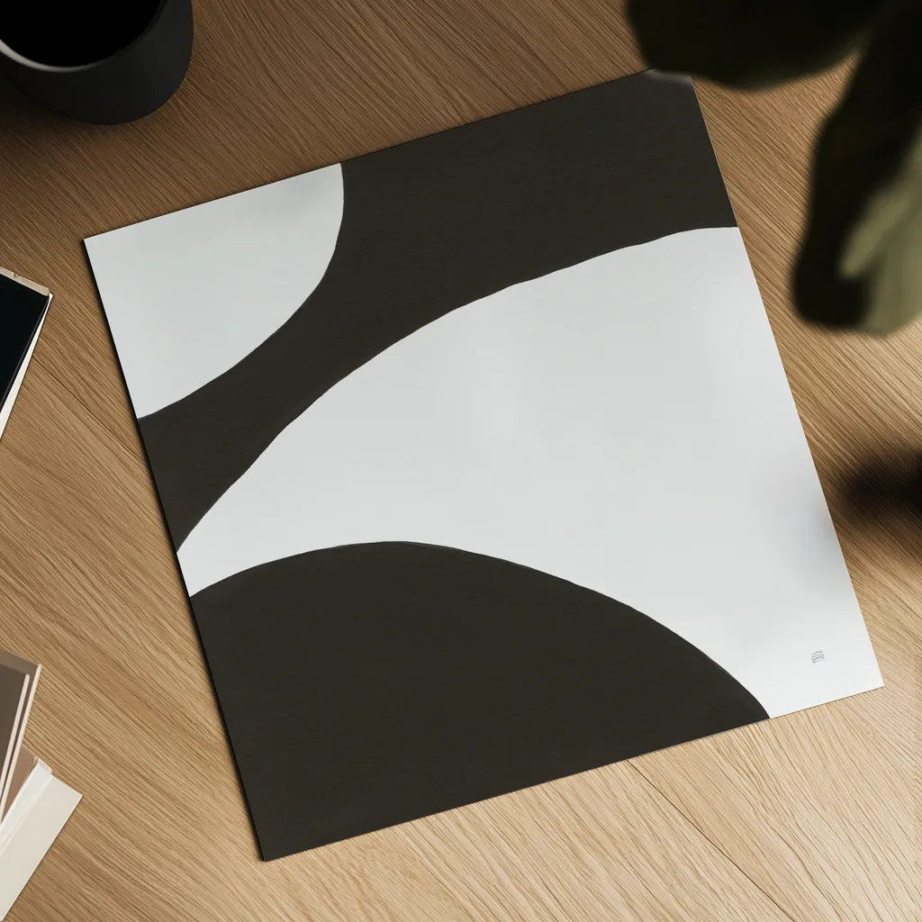 Curvilinear VII by Chris Paschke. Shown as a detailed flat fine art print, highlighting archival giclee quality. Available as an archival giclee rolled canvas, fine art paper, or poster print. SKU 86235a.