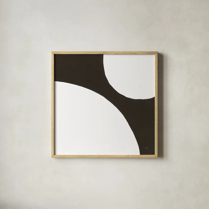 Curvilinear VIII by Chris Paschke. Shown in a natural wood glass frame for a timeless modern aesthetic. Available as an archival giclee rolled canvas, fine art paper, or poster print. SKU 86236a.