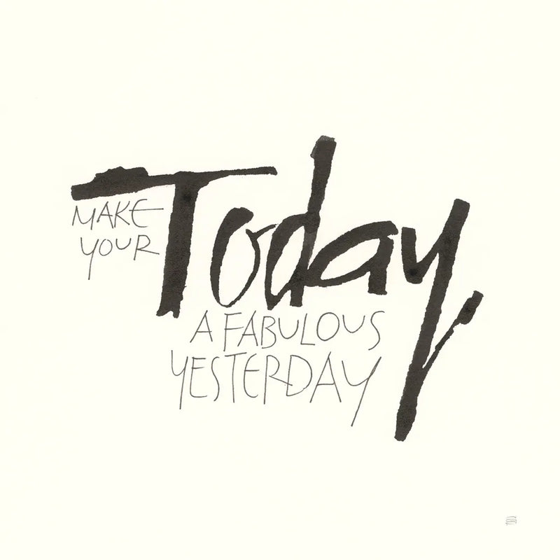 Daily Saying I by Chris Paschke. SKU 59401a. Archival Giclee Fine art print for wall decor.